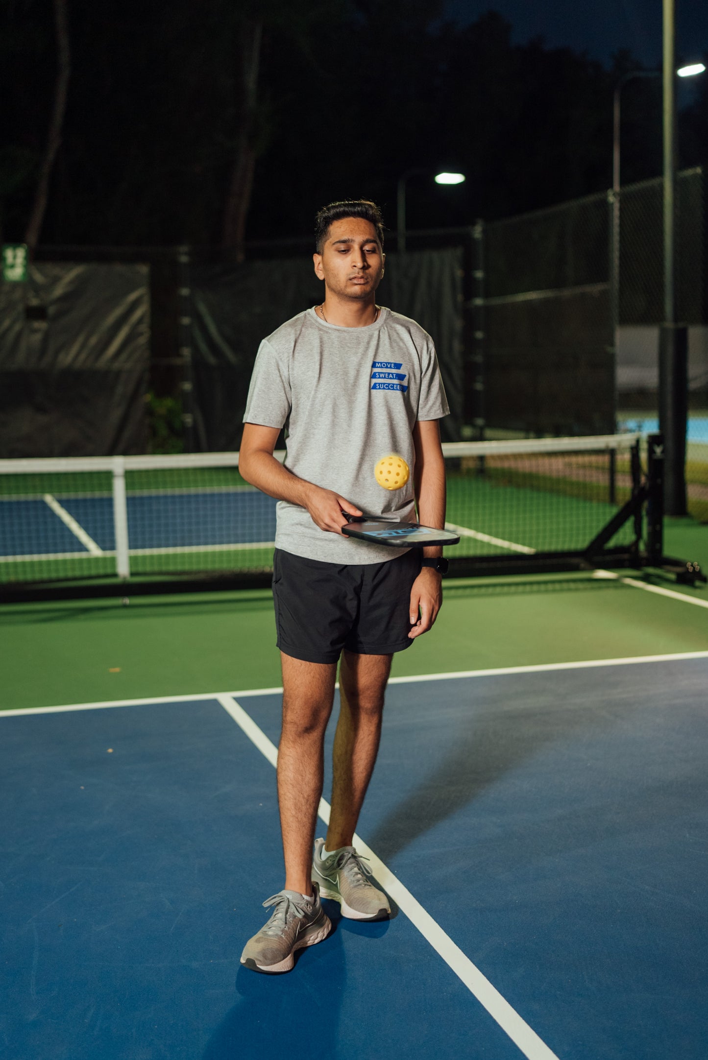 WeberTech Lyocell Printed Slogan T-Shirt - Heather Gray