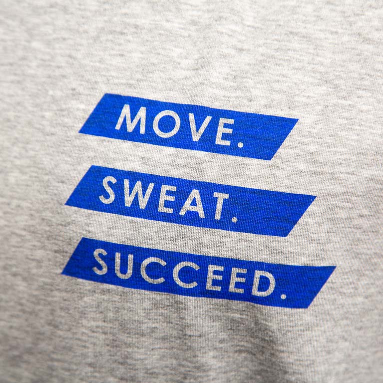 WeberTech Lyocell Printed Slogan T-Shirt - Heather Gray